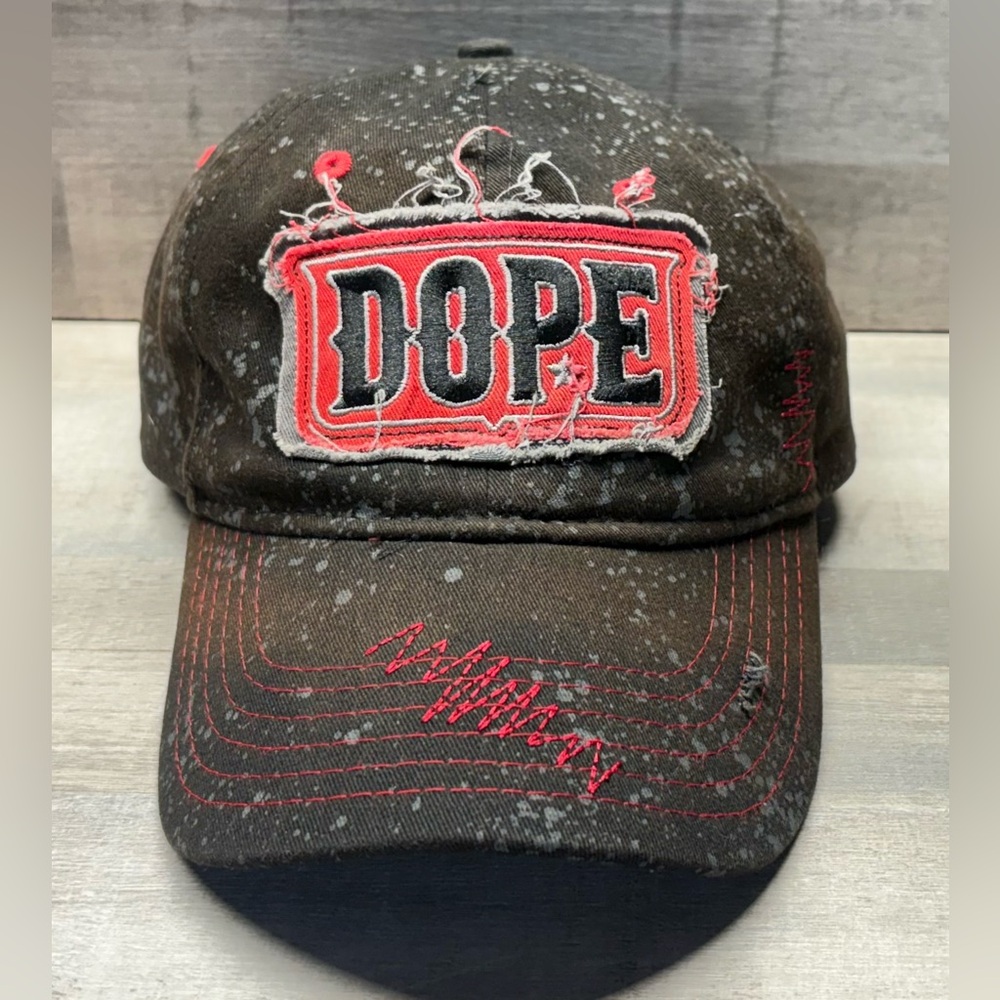 DOPE Paint Splatter StrapBack Hat - Picture 2 of 6